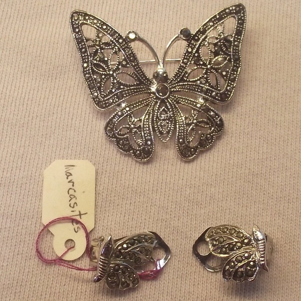 Marcasite Butterflies